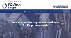 Desktop Screenshot of fxweekeurope.com